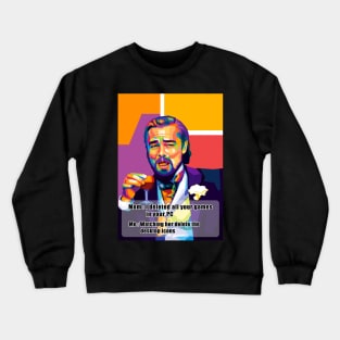 Dicaprio Meme Deleted Games Pop Art Crewneck Sweatshirt